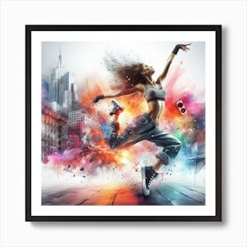 Dancer In The City Art Print