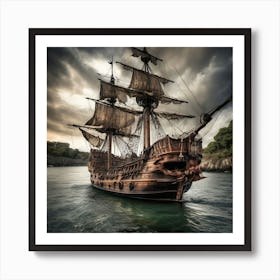 Pirate Ship 1 Art Print