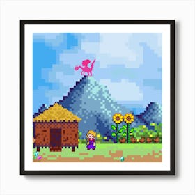 A quaint village Art Print