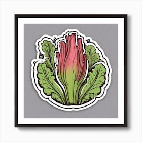 Kale Sticker Art Print