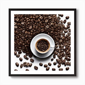 Coffee Beans 195 Art Print