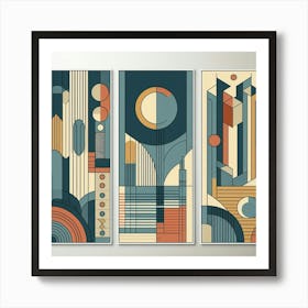 Deco, Abstract Art, Modern Art Art Print