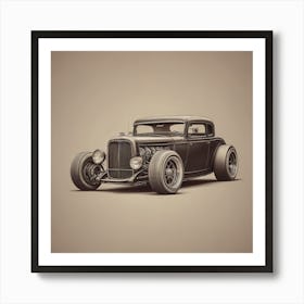 Old Fashioned Car Art Print