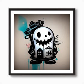 Ghost In The House Art Print