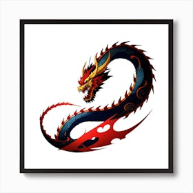 Dragon Dragon Art Print