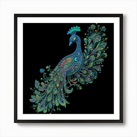 Peacock 29 Art Print