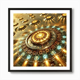 Energy Shields Converted Art Print