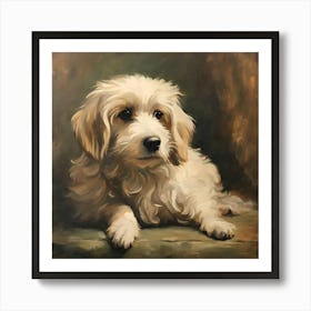 Dog Portrait, National Pet Day! Art Print