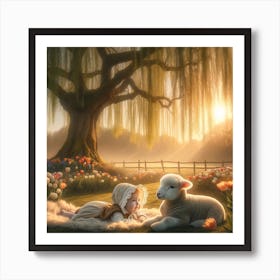 Little Lamb Art Print