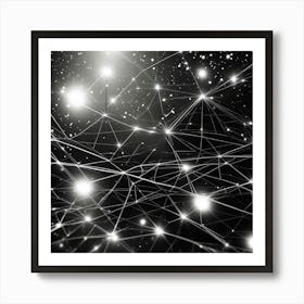 Abstract Space Background 6 Art Print