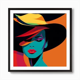 Woman In A Hat 44 Poster