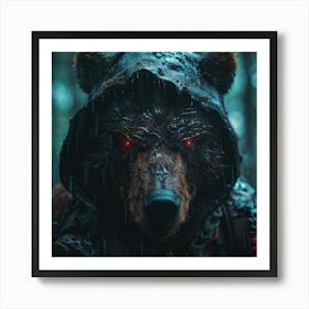 Bear In The Woods 2 Art Print