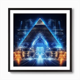 Pyramid Of Giza Art Print