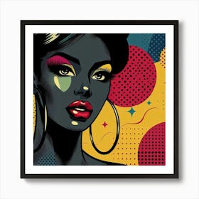 Kamilah Pop Black Woman Art Print