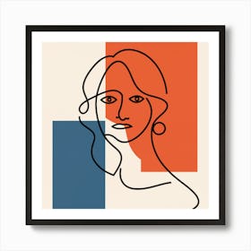 Portrait Of A Woman 19 Art Print