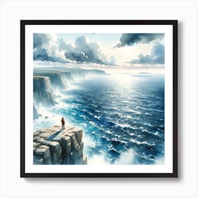 Cliffs Of Ireland Dreamscape Art Print