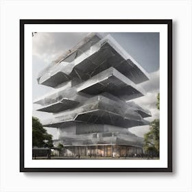 Futurist Building 2 Art Print