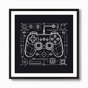 Video Game Controller 2 Art Print