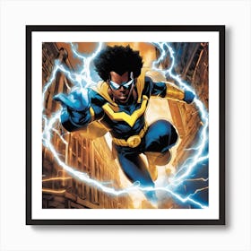 Lightning Bolt 1 Art Print