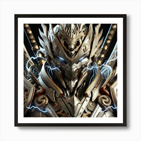 A Detailed View Of The Armor Worn By The Elite Sen Art Print