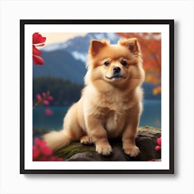 Pomeranian Affiche