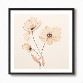 Poppy Flowers 1 Art Print