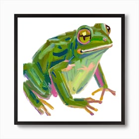 Green Tree Frog 08 Art Print