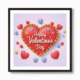 Happy Valentine's Day 6 2 Art Print