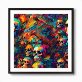 Skull Head 1 Art Print