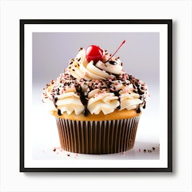 Delightful Deco The Elegant Cupcake Art Print