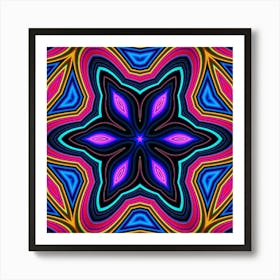 Abstract Psychedelic Pattern 42 Art Print