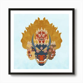 Vajra Bharav Art Print