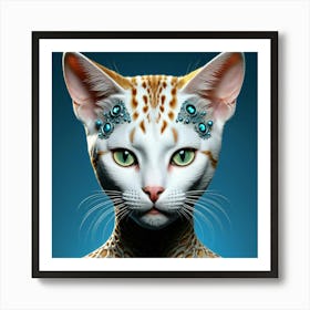 Portrait Of A Cat 2 Art Print