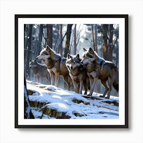 Wolf Pack 2 Art Print