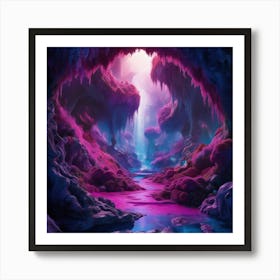 Caves Art Print