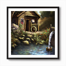 Cabin Home Art Print