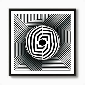 Abstract Geometric Pattern 13 Art Print