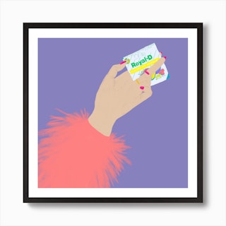 Hangover Cure Pack Square Art Print