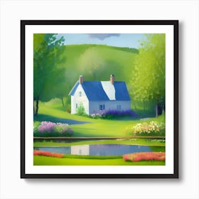 House In The Countryside 3 Art Print