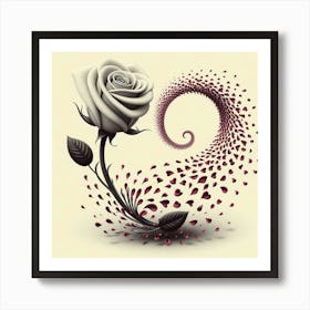 Rose #7 by Cam Views Art Print