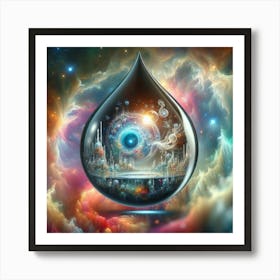 Eye Of The Drop Art Print