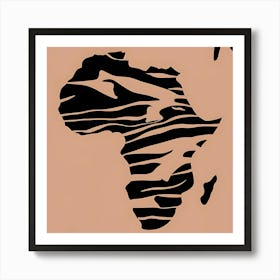 African Zebra 3 Art Print