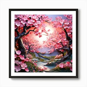 Cherry Blossoms 25 Art Print