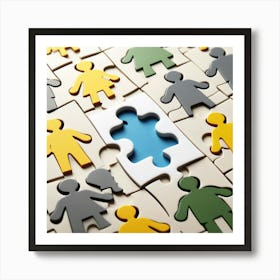 Jigsaw Puzzle 7 Art Print