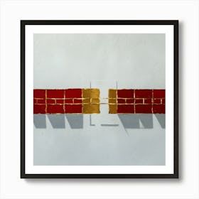 Red And Gold 1 Art Print