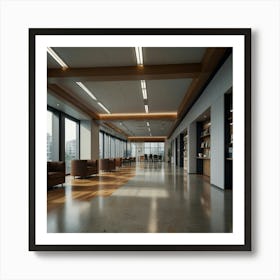 Hallway - Hallway Stock Videos & Royalty-Free Footage 1 Art Print