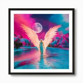 Angel With Wings 5 Art Print