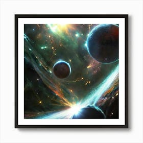 Space - Space Stock Videos & Royalty-Free Footage Art Print