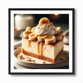 Banana Cheesecake 2 Art Print