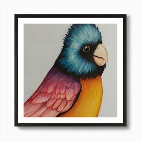 Bird On A Branch Art Print